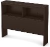 3159098 Chocolate Twin Bookcase Headboard - Libra