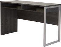 9026070 Gray Oak Desk with Storage - Interface-2