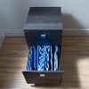 9026691 Gray Oak 2-Drawer Mobile File Cabinet - Interface -3