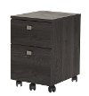 9026691 Gray Oak 2-Drawer Mobile File Cabinet - Interface -5