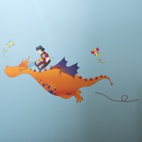 8050023 Wall Decal, Dragon