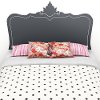 8050096K Black Queen Platform Bed with Decal Headboard (60 Inch) - Step One-2