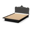 8050096K Black Queen Platform Bed with Decal Headboard (60 Inch) - Step One-4