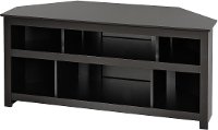 Black Panel Corner TV Stand - Vasari-2