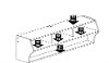 Espresso Wall Mounted A/V Console (60 Inch) - Altus-3