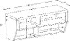 Series 9 Espresso 42 Inch Wall Mounted A/V Console-3