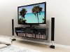 Black Wall Mounted A/V Console (58 Inch) - Series 9-1
