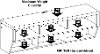 Black Wall Mounted A/V Console (58 Inch) - Series 9-4