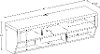 Espresso Wall Mounted A/V Console (58 Inch) - Series 9-3