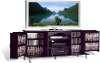 Black Large 60 Inch TV Console-1