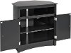 Black Tall Corner TV Cabinet - Sonoma-2