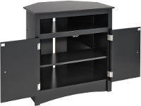 Black Tall Corner TV Cabinet - Sonoma-2
