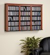 Cherry 47 Inch Wall Mounted Media Storage