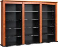 Cherry 47 Inch Wall Mounted Media Storage-2
