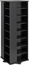 Black 4-Sided Spinner Media Tower-2