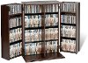 Espresso Small Locking Multimedia Storage Cabinet-1
