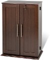 Espresso Small Locking Multimedia Storage Cabinet-2