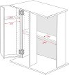 Cherry Small Locking Multimedia Storage Cabinet-3