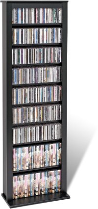 Black Slim Multimedia Barrister Tower