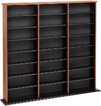Cherry Triple Multimedia Wall Tower-2