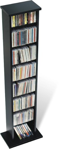 Black Slim Multimedia Tower