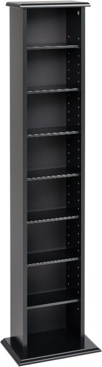 Black Slim Multimedia Tower-2