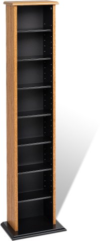 Oak Slim Multimedia Tower-2