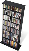 Black Double Multimedia Tower