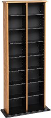 Oak Double Multimedia Tower-2