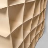 GR025-WAV_BB_RAW Baltic Birch 25 Wave Cube Storage Bookcase - Organization-1