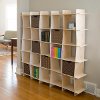 GR025-WAV_BB_RAW Baltic Birch 25 Wave Cube Storage Bookcase - Organization-3
