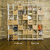 GR049-WAV_WHT Large White 49 Wave Cube Storage Bookcase - Organization-1