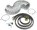 Dryer Kit with Metal Vent and 3 Prong Electrical Cord