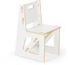KC001-WHT White Kids Chair - Play Room/Kids-1