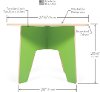 KT001-GRN_WHT Green Kids Table - Play Room/Kids-3