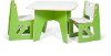 KT2C001-GRN_WHT Green Kids Table and 2 Chairs - Play Room/Kids-2