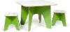 KT2S001-GRN_WHT Green Kids Table and 2 Stools - Play Room/Kids-1