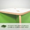 KT2S001-GRN_WHT Green Kids Table and 2 Stools - Play Room/Kids-3