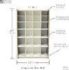 PSS001-WHT White Progressive Shoe Cubby - Shoe Storage-2