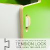TYB001-GRN_WHT Green Toy Box - Play Room/Kids-7