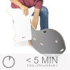 WC001-GRN_WHT Green Whale Rocking Chair - Play Room/Kids-4