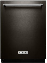 KDTM404EBS KitchenAid Dishwasher with Hidden Controls - Black Stainless Steel