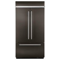 KBFN502EBS KitchenAid Built-In French Door Refrigerator - 42 Inch Black Stainless Steel