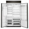 KBSD608EBS KitchenAid 48 Inch Built-In Side by Side Refrigerator - Black Stainless Steel-2