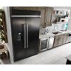 KBSD608EBS KitchenAid Built in Side by Side Refrigerator - 29.5 cu. ft., 48 Inch Black Stainless Steel-5