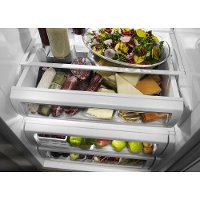 KBSD608EBS KitchenAid Built in Side by Side Refrigerator - 29.5 cu. ft., 48 Inch Black Stainless Steel-7