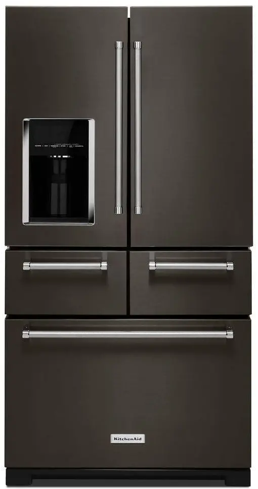 KRMF706EBS KitchenAid 25.8 cu ft French Door Refrigerator - Black Stainless Steel-5