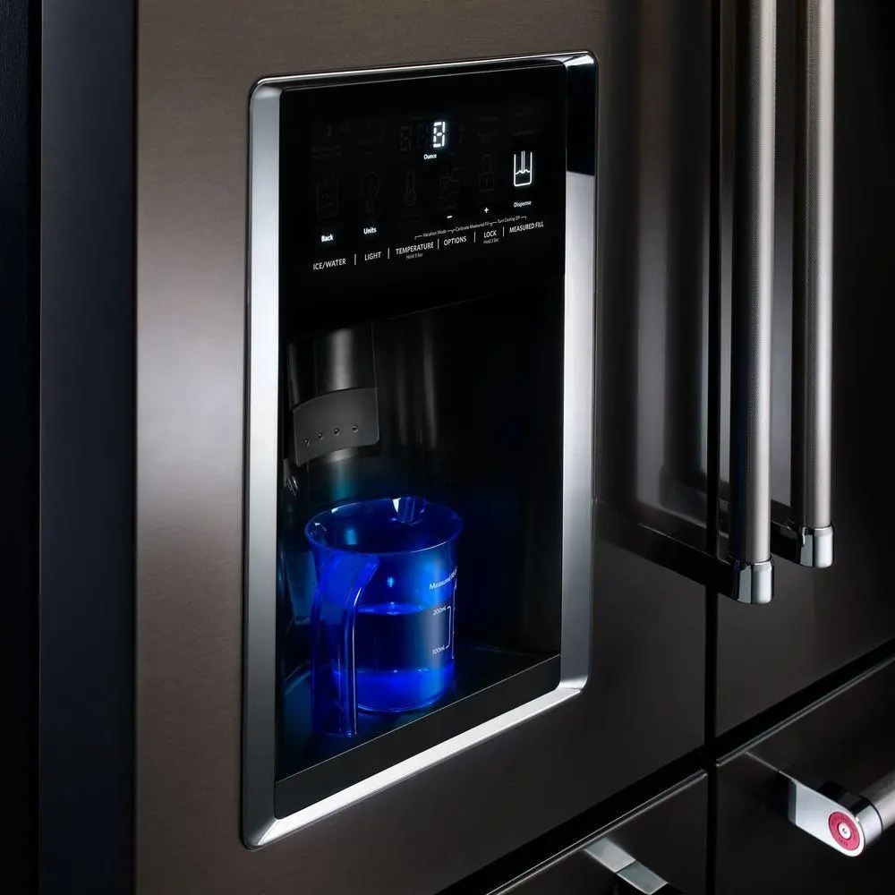 KRMF706EBS KitchenAid 25.8 cu ft French Door Refrigerator - Black Stainless Steel-7