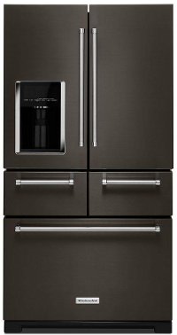 KRMF706EBS KitchenAid 25.8 cu. ft. French Door Refrigerator - 36 Inch Black Stainless Steel-5