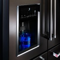 KRMF706EBS KitchenAid 25.8 cu. ft. French Door Refrigerator - 36 Inch Black Stainless Steel-7